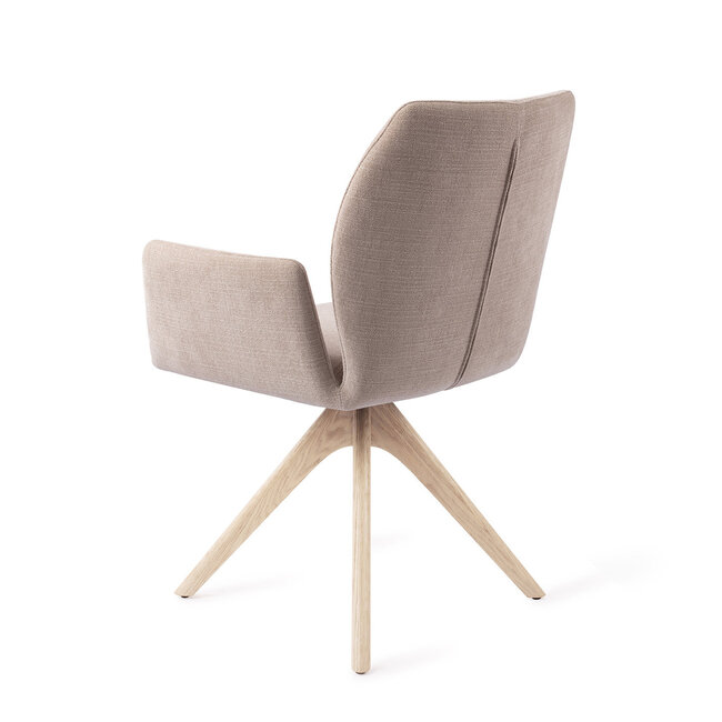 Jesper Home Misaki Sand Strand Eetkamerstoel - Revolve Oak Bleach