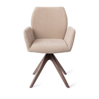 Jesper Home Misaki Sand Strand Eetkamerstoel - Revolve Oak Walnut