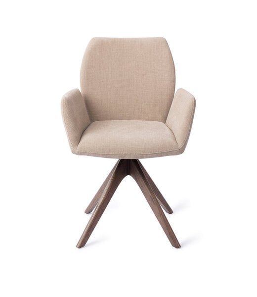 Jesper Home Misaki Sand Strand Eetkamerstoel - Revolve Oak Walnut