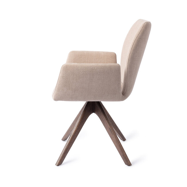 Jesper Home Misaki Sand Strand Eetkamerstoel - Revolve Oak Walnut