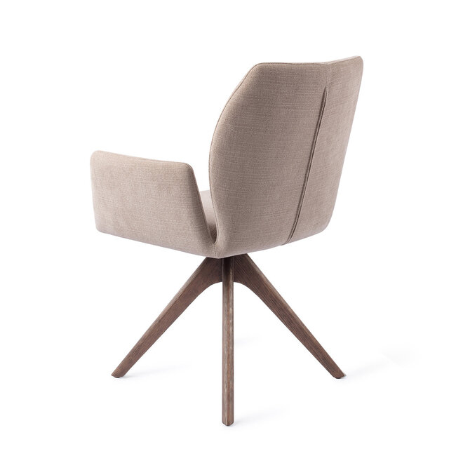 Jesper Home Misaki Sand Strand Eetkamerstoel - Revolve Oak Walnut