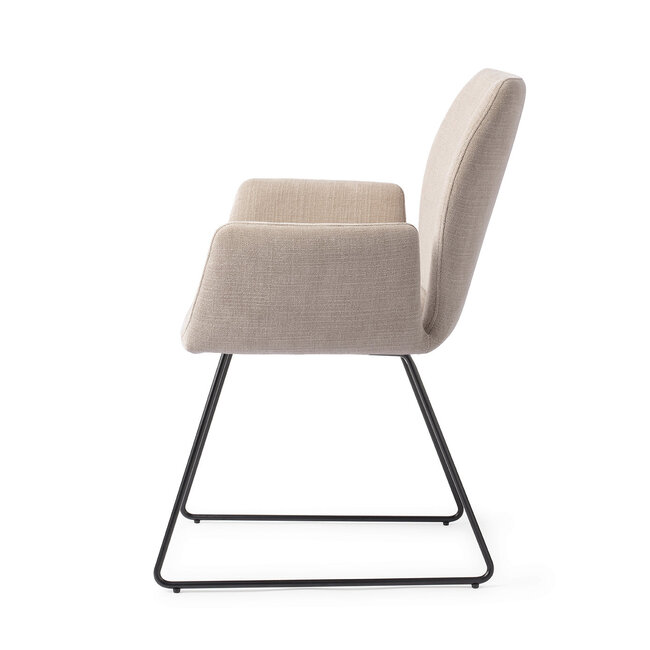 Jesper Home Misaki Sand Strand Eetkamerstoel - Slide Black