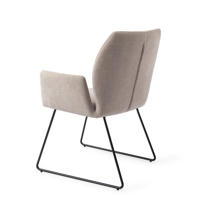 Jesper Home Misaki Sand Strand Eetkamerstoel - Slide Black