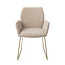 Jesper Home Misaki Sand Strand Eetkamerstoel - Slide Gold