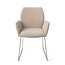 Jesper Home Misaki Sand Strand Eetkamerstoel - Slide Steel