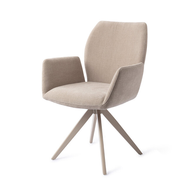 Jesper Home Misaki Sand Strand Eetkamerstoel - Turn Beige