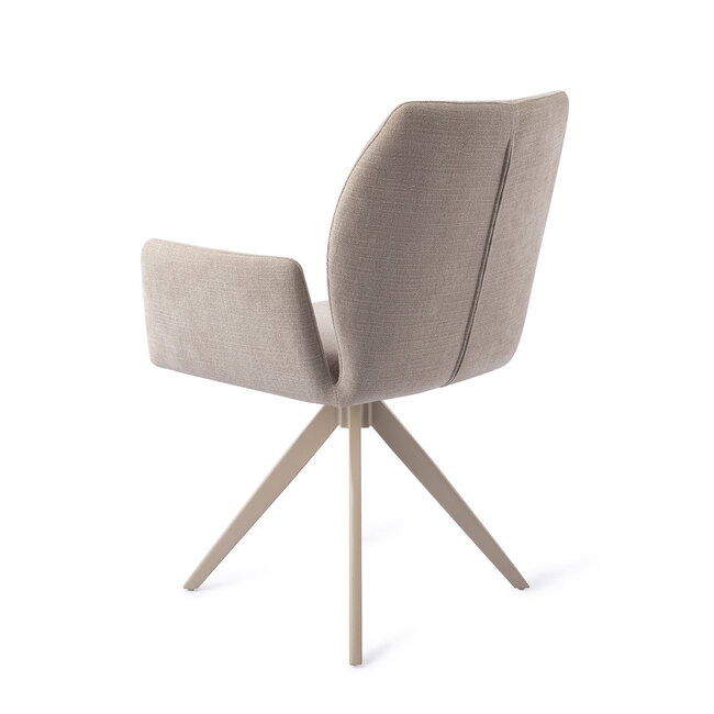 Jesper Home Misaki Sand Strand Eetkamerstoel - Turn Beige