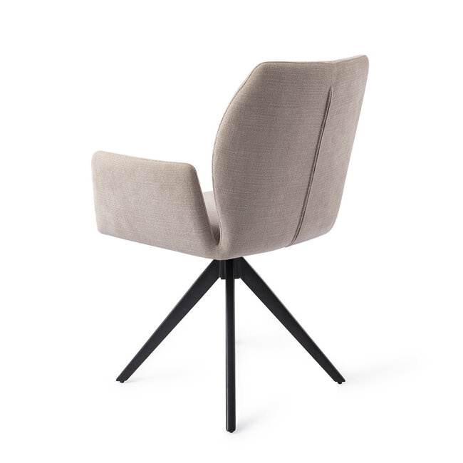 Jesper Home Misaki Sand Strand Eetkamerstoel - Turn Black