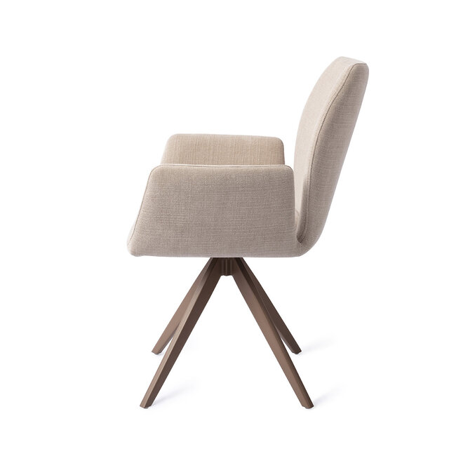 Jesper Home Misaki Sand Strand Eetkamerstoel - Turn Brown