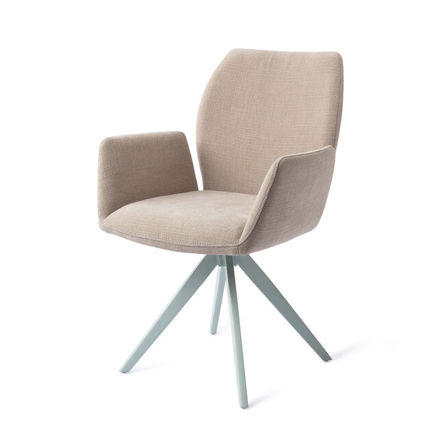 Jesper Home Misaki Sand Strand Eetkamerstoel - Turn Mint