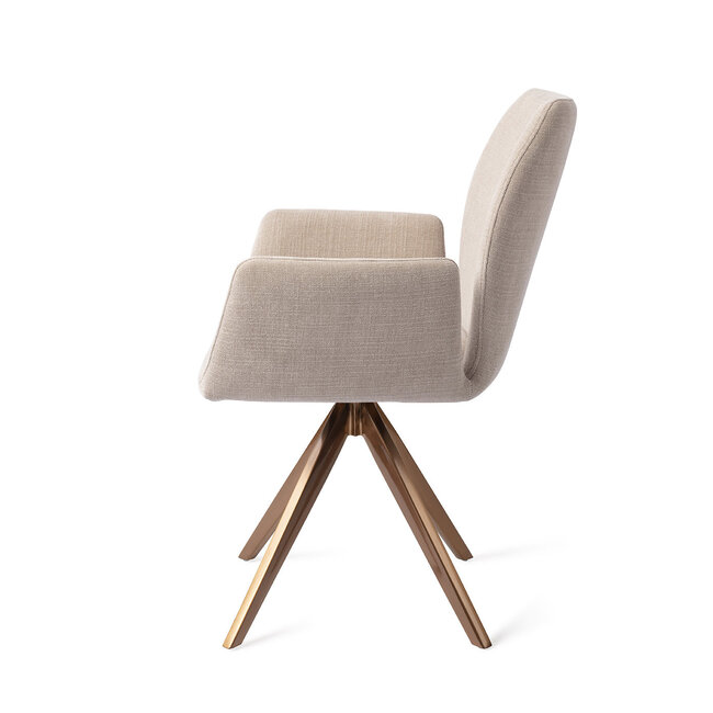 Jesper Home Misaki Sand Strand Eetkamerstoel - Turn Rose