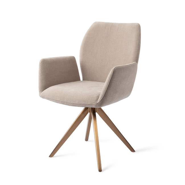 Jesper Home Misaki Sand Strand Eetkamerstoel - Turn Rose