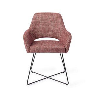 Jesper Home Yanai Berry Bars Eetkamerstoel - Cross Black
