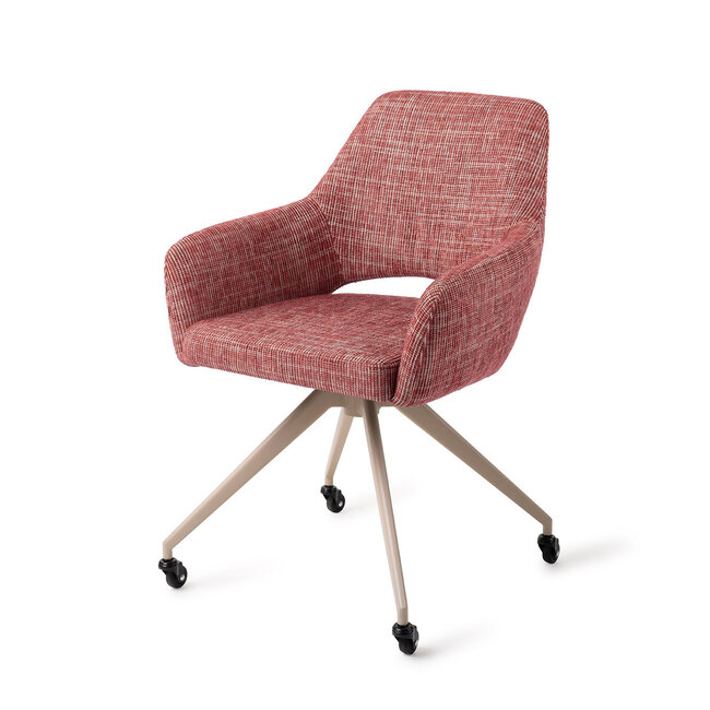 Jesper Home Yanai Berry Bars Eetkamerstoel - Glide Beige