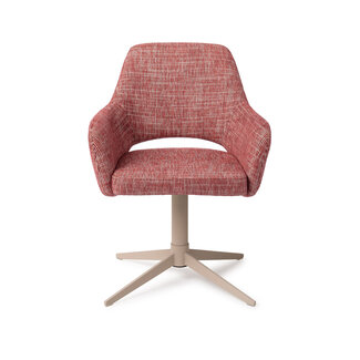 Jesper Home Yanai Berry Bars Eetkamerstoel - Quad Beige