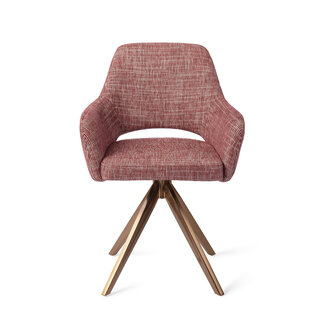 Jesper Home Yanai Berry Bars Eetkamerstoel - Turn Rose