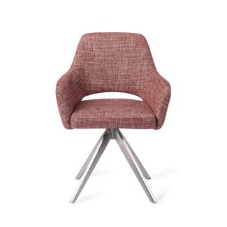 Jesper Home Yanai Berry Bars Eetkamerstoel - Turn Steel