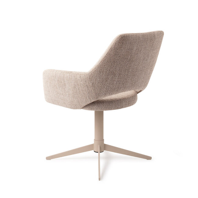 Jesper Home Yanai Biscuit Beach Eetkamerstoel - Quad Beige
