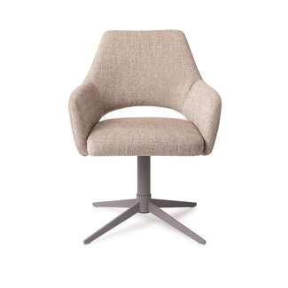 Jesper Home Yanai Biscuit Beach Eetkamerstoel - Quad Grey