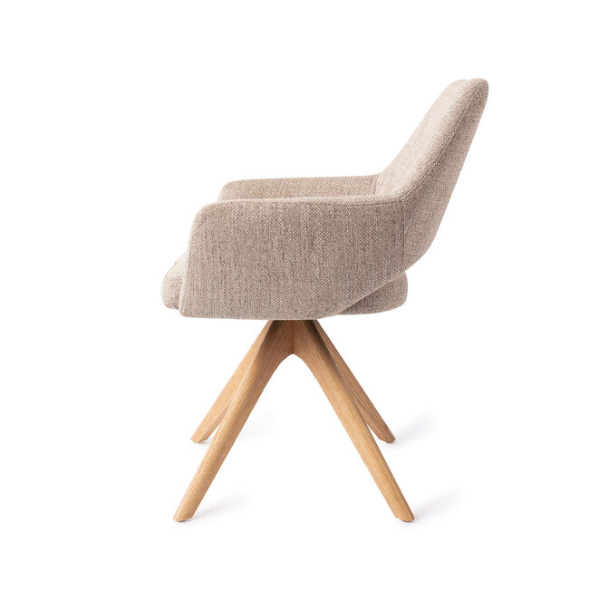 Jesper Home Yanai Biscuit Beach Eetkamerstoel - Revolve Oak Natural
