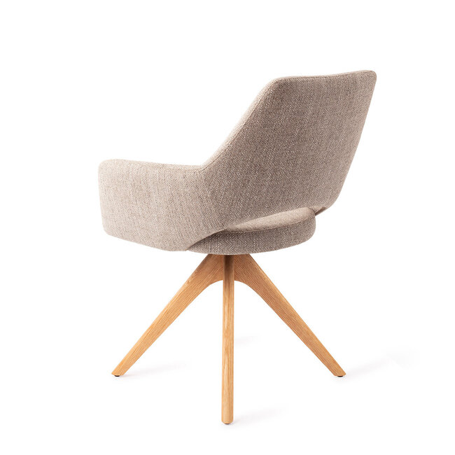 Jesper Home Yanai Biscuit Beach Eetkamerstoel - Revolve Oak Natural