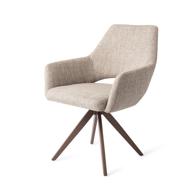 Jesper Home Yanai Biscuit Beach Eetkamerstoel - Turn Brown