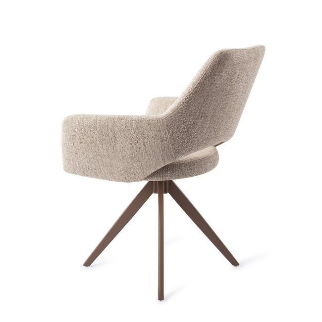 Jesper Home Yanai Biscuit Beach Eetkamerstoel - Turn Brown
