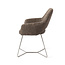 Jesper Home Yanai Checked Chestnut Eetkamerstoel - Beehive Steel
