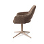 Jesper Home Yanai Checked Chestnut Eetkamerstoel - Quad Beige