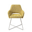 Jesper Home Yanai Lemon Lines Eetkamerstoel - Cross Steel