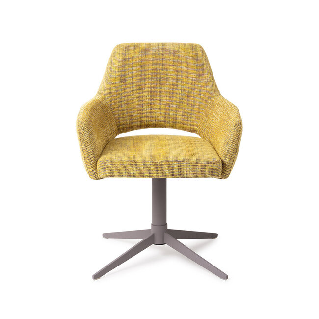 Jesper Home Yanai Lemon Lines Eetkamerstoel - Quad Grey