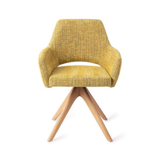 Jesper Home Yanai Lemon Lines Eetkamerstoel - Revolve Oak Natural