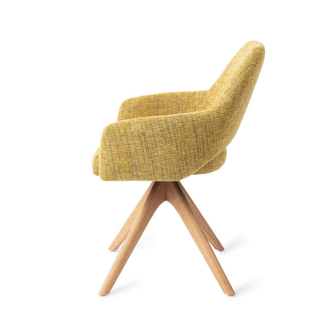 Jesper Home Yanai Lemon Lines Eetkamerstoel - Revolve Oak Natural