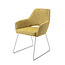 Jesper Home Yanai Lemon Lines Eetkamerstoel - Slide Steel