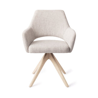 Jesper Home Yanai Pigeon Eetkamerstoel - Revolve Oak Bleach
