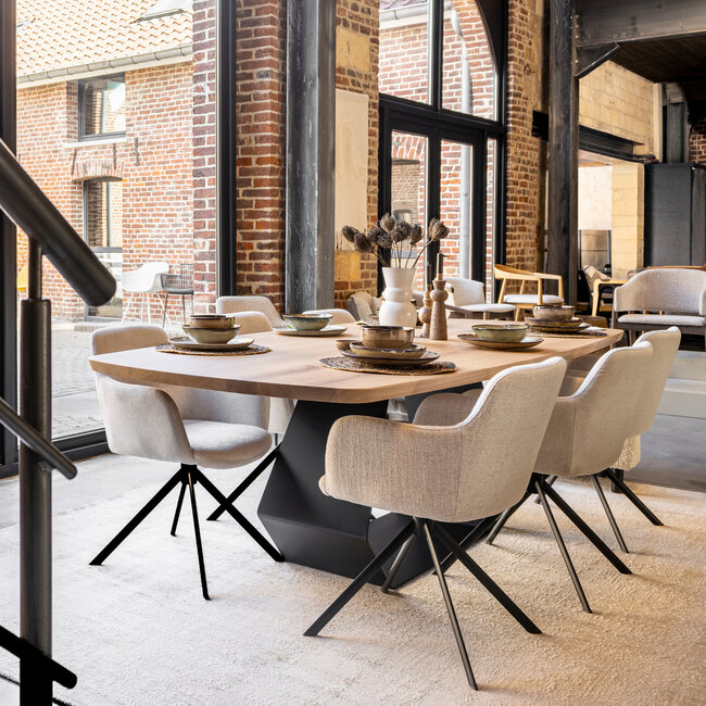 Hippe stoelen Eettafel Malia