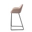 Jesper Home Kushi Stone Haze Barkruk (H) - Bar Slide Black