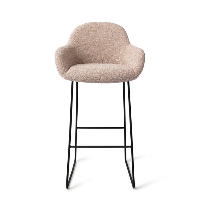 Jesper Home Kushi Stone Haze Barkruk  - Arch Black (L)