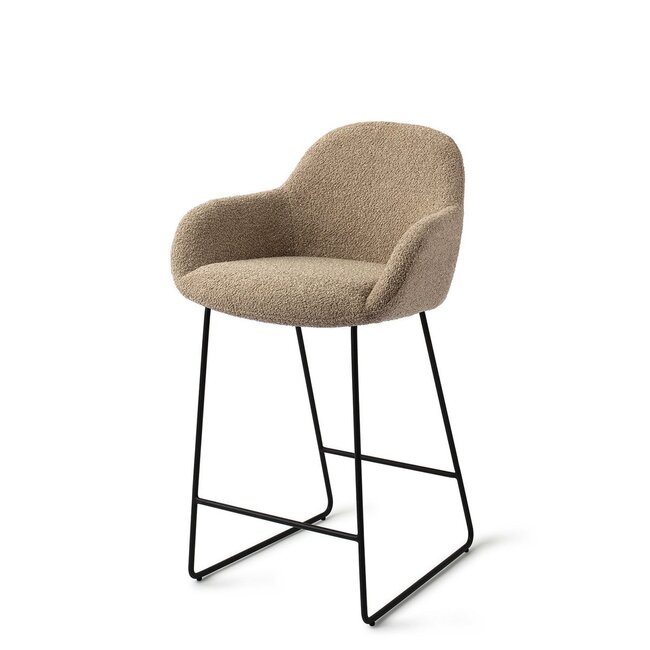 Jesper Home Kushi  Moss Meadow Barkruk - Slide Black (L)