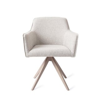 Jesper Home Hofu Checkers Charm Eetkamerstoel - Turn Beige