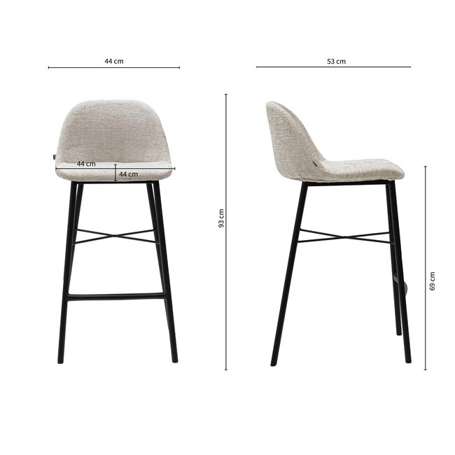 Kick Collection  Barkruk Joel - Champagne