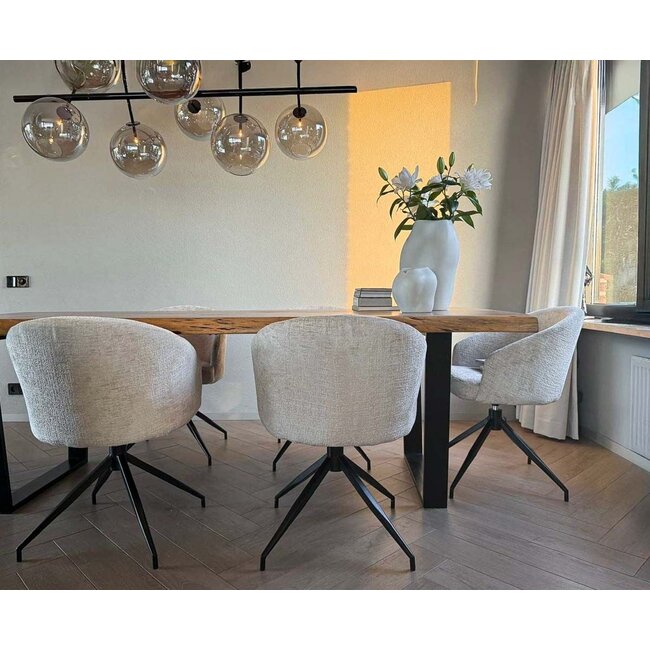 Kick Collection Eetkamerstoel Merle - Champagne