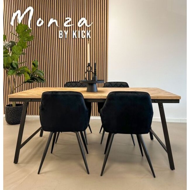 Kick Collection Eetkamerstoel Monza - Zwart