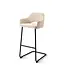 Jesper Home Yanai Caramel Grid Barkruk - Arch Black (H)