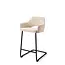 Jesper Home Yanai Caramel Grid  Barkruk - Arch Black (L)