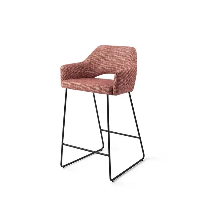 Jesper Home Yanai Berry bars Barkruk - Slide Black (L)