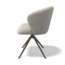 Hippestoelen  Eetkamerstoel Lino - Rythm Naturel 01 - Turn Anodic Brown