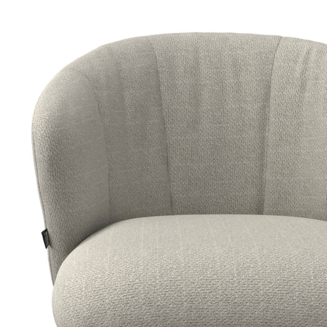 Hippestoelen  Eetkamerstoel Lino - Rythm Naturel 01 - Turn Anodic Brown