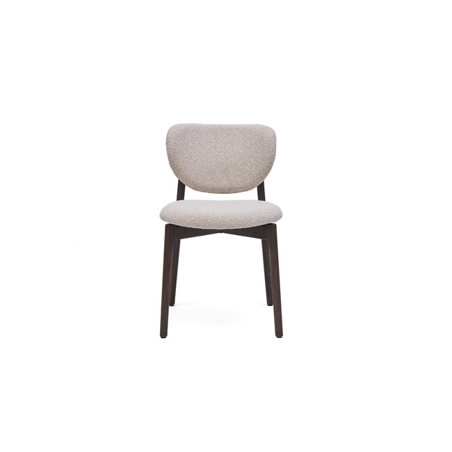 Hippestoelen  Eetkamerstoel Leno | Ote Lisa – 102 Cream - Fix Oak Naturel