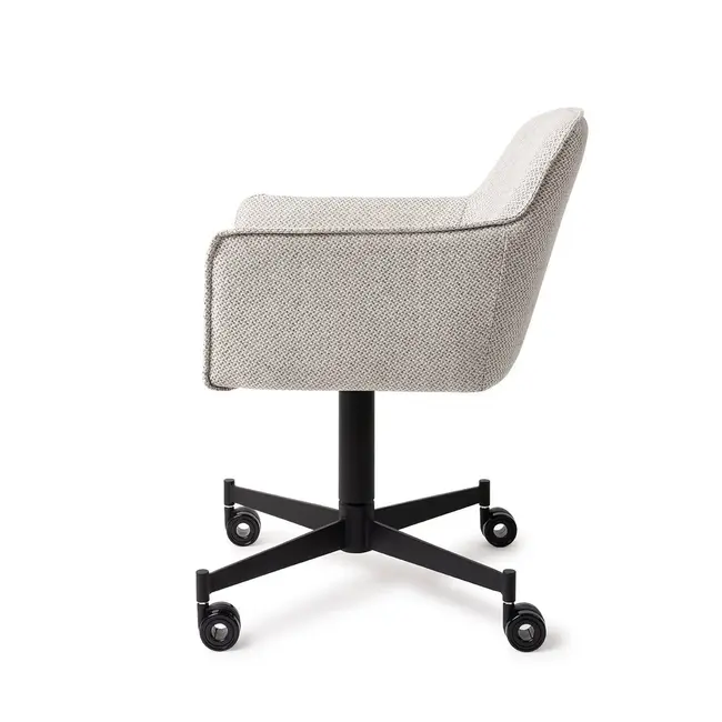 Jesper Home Hofu Enoki Eetkamerstoel - Caster Black